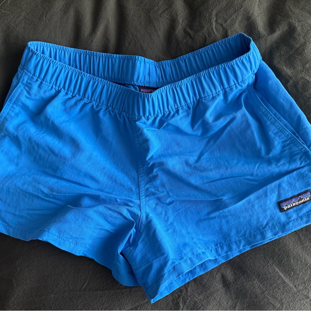 Patagonia Blue Barely Baggies 2.5" Shorts - Women's